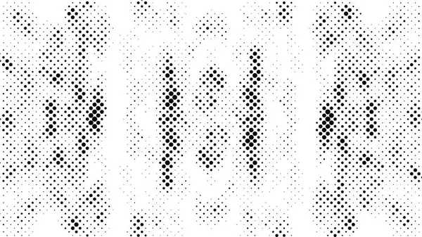 Monochrome Texture Dots Halftone Black White Abstract Background — Image vectorielle