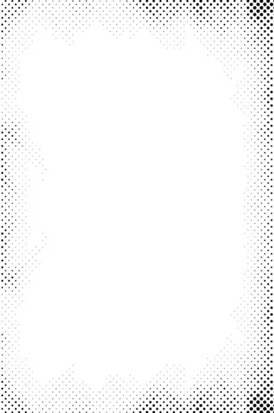 混沌としたパターンを持つ抽象的なハーフトーン黒と白のモノクロの背景 ベクトルイラスト — ストックベクタ