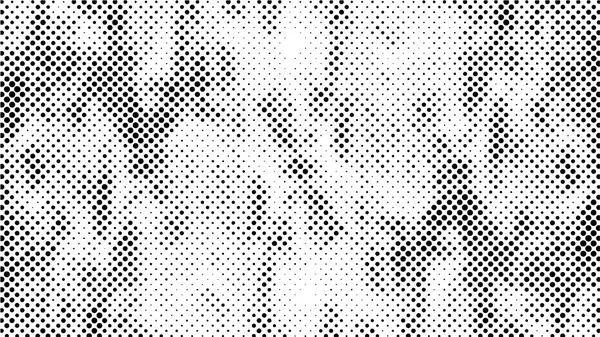 Spotted Black White Grunge Line Background Abstract Halftone Illustration Background — Stock Vector