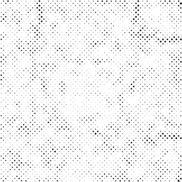 Zwart Wit Monochrome Achtergrond Abstracte Textuur Met Stippen Patroon Grunge — Stockvector