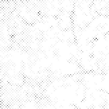siyah ve beyaz tek renkli arka plan. Noktalar desenli soyut doku, grunge half tone grit background, vektör illüstrasyonu