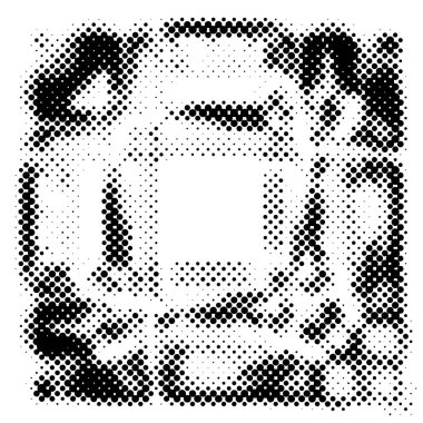 Noktalı soyut geometrik siyah beyaz arkaplan 