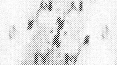 Yarı ton siyah beyaz arka plan. Noktalı monokrom dokusu.
