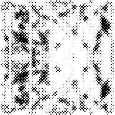 Soyut yarım ton noktalı arkaplan. Noktalı tek renkli desen. Poster, site, kartvizit, kartpostal, iç tasarım, etiket ve çıkartma için vektör modern doku