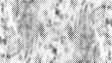 noktalı siyah beyaz arkaplan, vektör çizimi. Soyut yarım ton arkaplan
