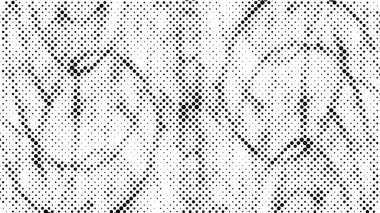 Vektör noktaları deseni, yarım ton siyah beyaz arkaplan.