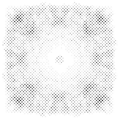 Vektör noktaları deseni, yarım ton siyah beyaz arkaplan.