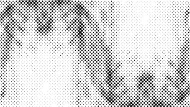 siyah beyaz boya dokusu, grunge arkaplanı, vektör illüstrasyonu 