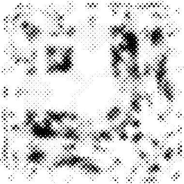 Beyaz arkaplandaki soyut desenli noktalar