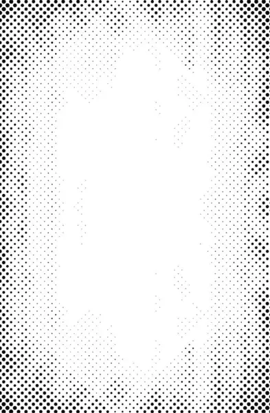 Black White Background Grunge Texture Dots — Stock Vector