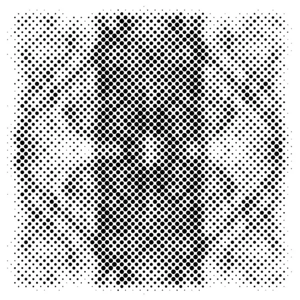 Motif Abstrait Demi Teinte Avec Des Points Texture Vectorielle Moderne — Image vectorielle