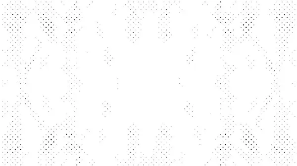 Чорно Білий Монохромний Фон Абстрактна Текстура Візерунком Крапок — стоковий вектор