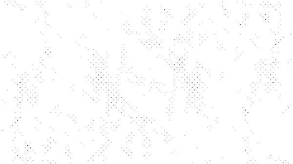 黒と白のモノクロの背景 ドットパターンによる抽象的なテクスチャ — ストックベクタ