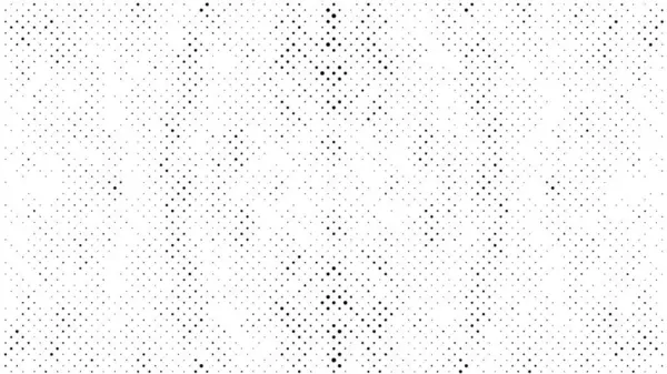 Fondo Monocromo Blanco Negro Textura Abstracta Con Patrón Puntos — Archivo Imágenes Vectoriales