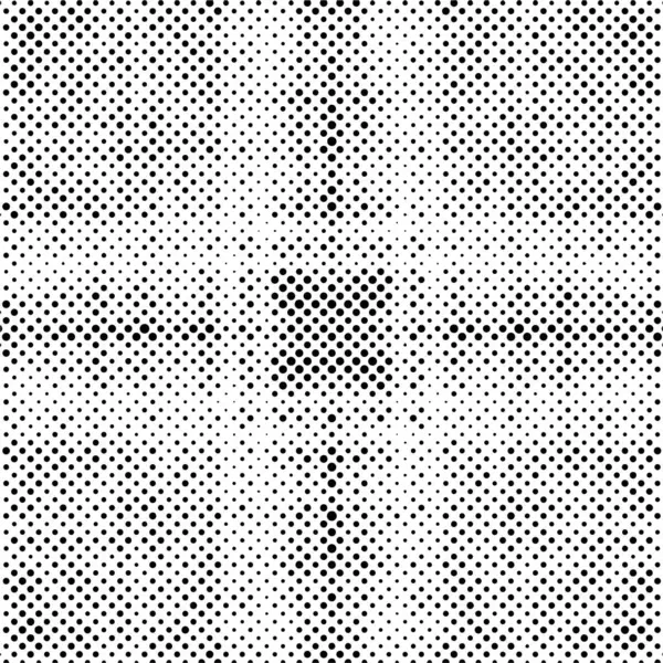 Czarne Białe Monochromatyczne Tło Abstrakcyjna Tekstura Wzorem Kropek — Wektor stockowy