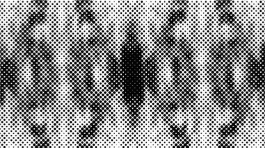Siyah beyaz grunge arka planda görülmüş. Soyut yarım ton vektör çizimi