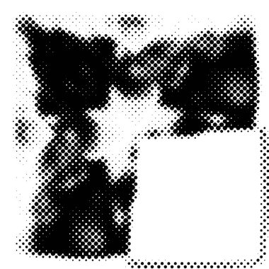 Tehlike Grunge yarım ton örtülü doku. Kirli gürültü yaşlanma şablonu. 