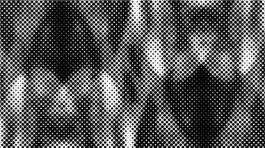 Tehlike Grunge yarım ton örtülü doku. Kirli gürültü yaşlanma şablonu. 