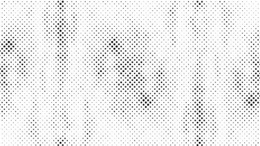 Beyaz arkaplanda kare grunge yarım ton deseni