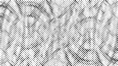 Soyut yarım ton noktalı arkaplan. Noktalı siyah beyaz desen. 