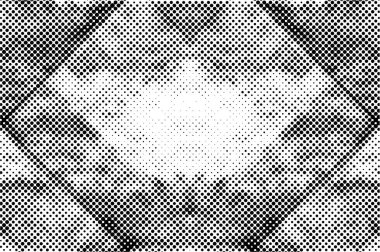 Grunge 'un arka planı küçük siyah ve beyaz halkalardan yapılmıştır. Yuvarlak Şekilli Soyut Kaplama Deseni 