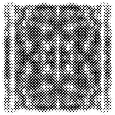 Yarı ton siyah beyaz grunge arka plan. Beyaz arka plana dağılmış noktaların dokusu. Kartvizitlerde, rozetlerde, etiketlerde klasik sanat tarzında soyut desenler var. Vektör tek renkli elementler