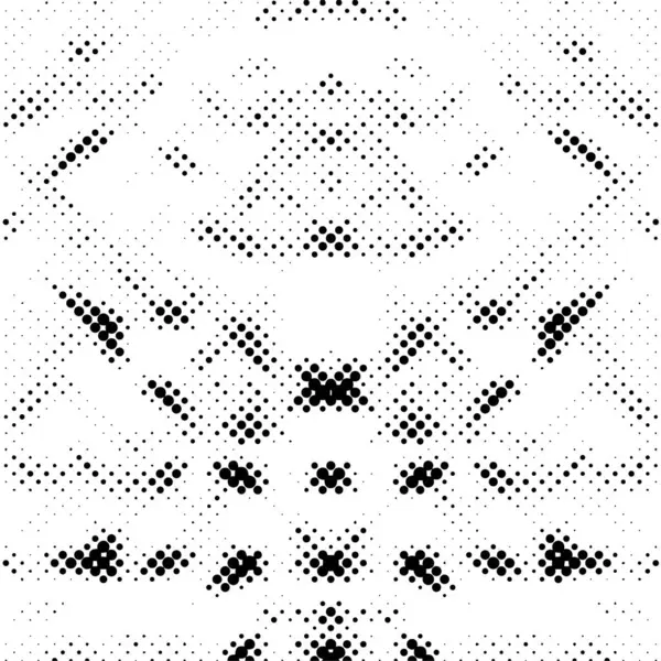 Black White Pattern Dots Abstract Halftone Dotted Background — Stock Vector