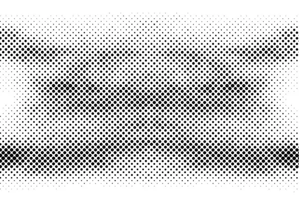 Zwart Wit Halftoon Patroon Inkt Print Noodsituatie Achtergrond Dots Grunge — Stockvector