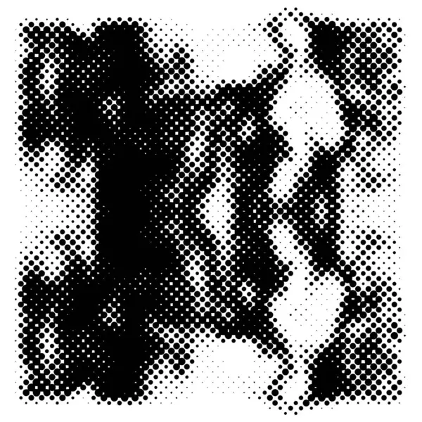 Arrière Plan Grunge Texture Noire Blanche Pois — Image vectorielle