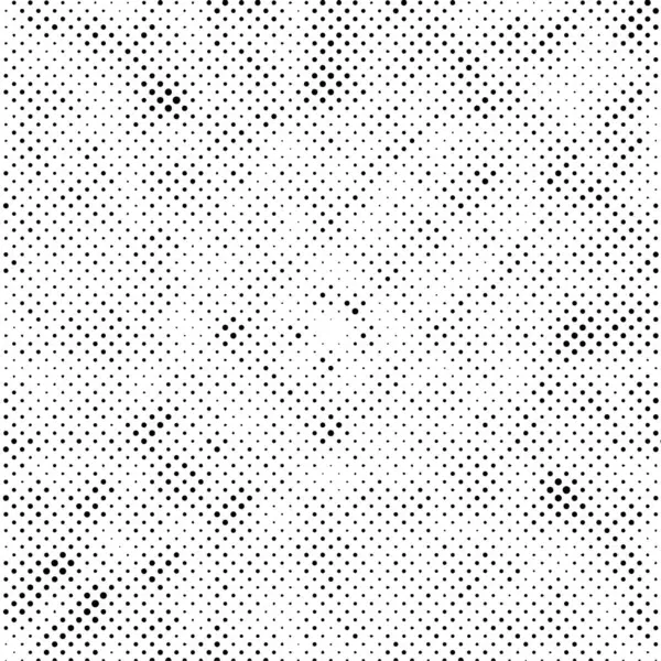 Abstract Halftone Black White Monochrome Background Chaotic Pattern Vector Illustration — Stock Vector