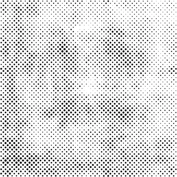 Bianco Nero Grunge Monocromatico Disegno Punteggiato — Vettoriale Stock