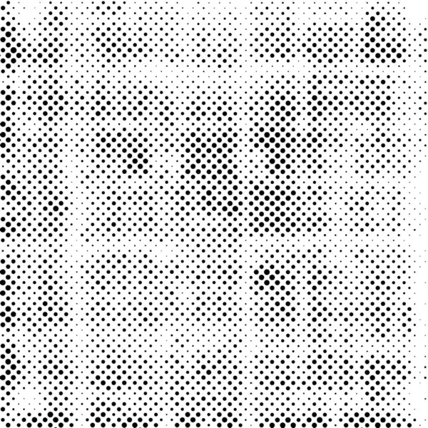 Квадратний Грандж Напівтоновий Візерунок Білому Тлі — стоковий вектор
