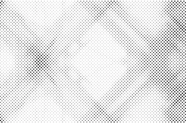 白背景のスクエアグランジハーフトーンパターン — ストックベクタ