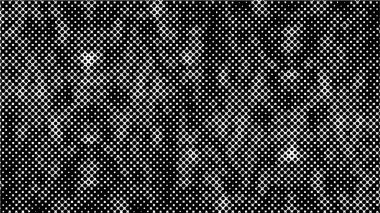 Yarı ton siyah beyaz grunge arka plan. Beyaz arka plana dağılmış noktaların dokusu. Kartvizitlerde, rozetlerde, etiketlerde klasik sanat tarzında soyut desenler var. Vektör tek renkli elementler