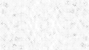 Yarı ton siyah beyaz grunge arka plan. Beyaz arka plana dağılmış noktaların dokusu. Kartvizitlerde, rozetlerde, etiketlerde klasik sanat tarzında soyut desenler var. Vektör tek renkli elementler