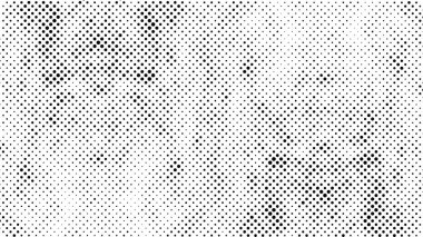 Yarı ton siyah, beyaz, gri daireler. Soyut mürekkep lekeleri vektör deseni