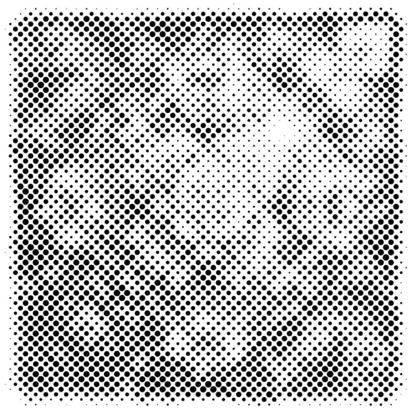 ハーフトーンドットパターン ハーフトーンはグラウンジテクスチャを点検しました ハルフトーン効果を伴う軽い背景 インク印刷の苦境の背景 ドットグラウンジテクスチャ — ストックベクタ