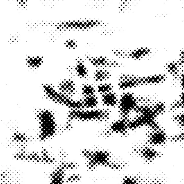 Texture Monochrome Noir Blanc Pois — Image vectorielle
