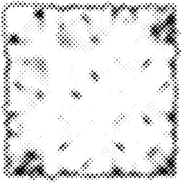 Halftone Dots Pattern Halftone Dotted Grunge Texture Light Distressed Background — Stock Vector