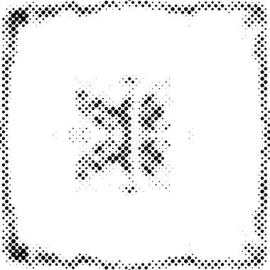 noktalı siyah beyaz desen, vektör çizimi