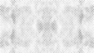 Yarı ton siyah beyaz grunge arka plan. Beyaz arka plana dağılmış noktaların dokusu. Kartvizitlerde, rozetlerde, etiketlerde klasik sanat tarzında soyut desenler var. Vektör tek renkli elementler