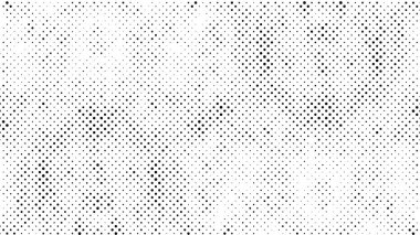Abstract black and white vector background. Monochrome vintage surface with dirty pattern in cracks, spots, dots. 