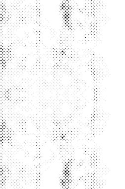 Abstract black and white vector background. Monochrome vintage surface with dirty pattern in cracks, spots, dots. 