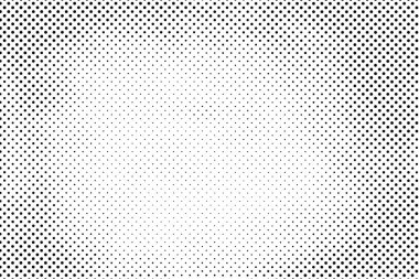 Soyut siyah-beyaz vektör arkaplanı. Noktalar halinde kirli desenli tek renkli vintage yüzey.