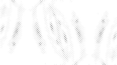 Siyah ve beyaz grunge çizgisi arka planda görülmüş. Soyut yarım ton illüstrasyon arka planı. Grunge ızgara polka nokta arkaplan deseni