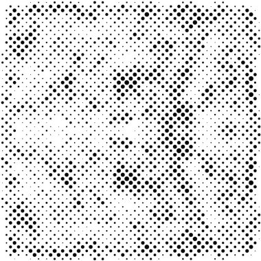 Soyut yarım ton noktalı arkaplan. Noktalı tek renkli desen. Vektör modern dokusu    
