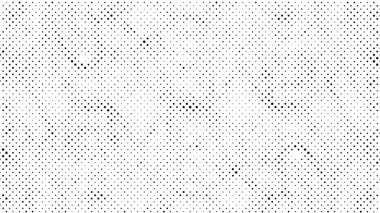 Yarı ton siyah beyaz grunge arka plan. Beyaz arka plana dağılmış noktaların dokusu. Kartvizitlerde, rozetlerde, etiketlerde klasik sanat tarzında soyut desenler var. Vektör tek renkli elementler