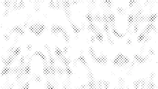 ドットイラスト付き黒と白のパターン — ストックベクタ