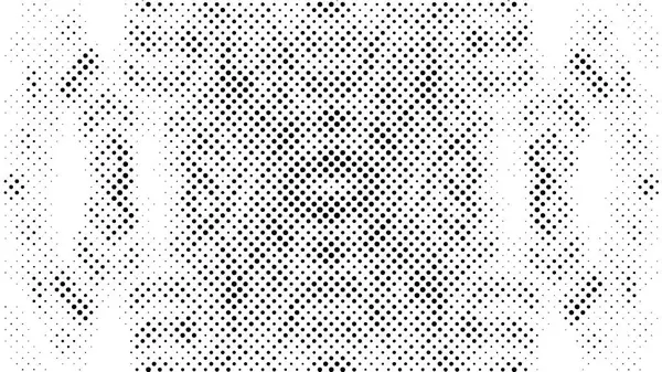 Black White Pattern Dots Vector Illustration — Stock Vector