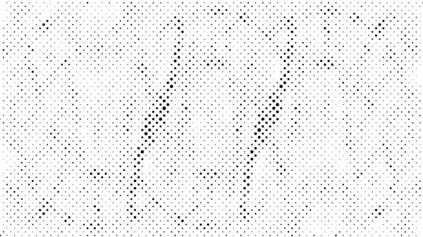Spotted Black White Grunge Line Background Abstract Halftone Illustration Background — Stock Vector